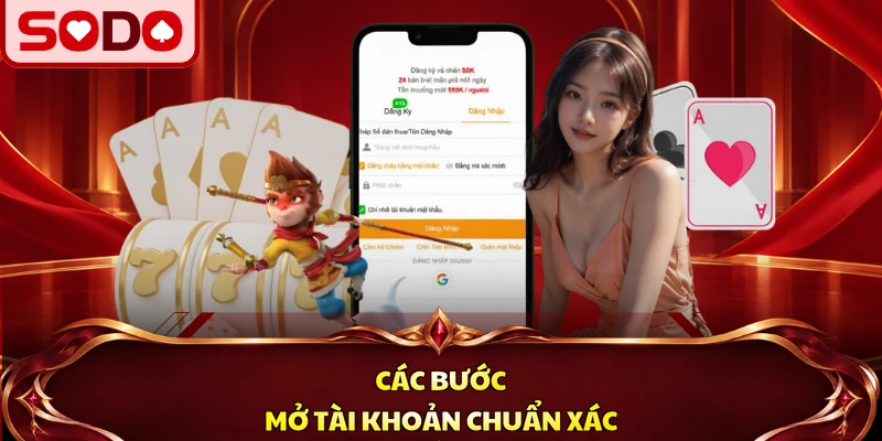 Các bước mở tài khoản chuẩn xác