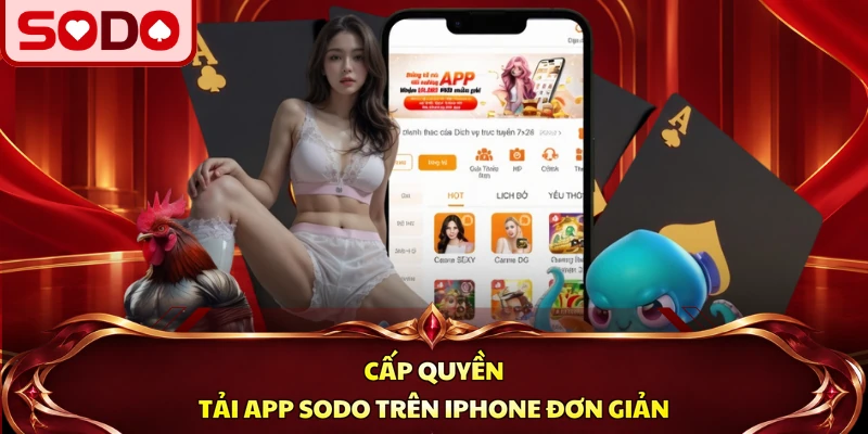 Cấp quyền tải app SODO trên iPhone đơn giản